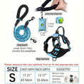 Load image into Gallery viewer, 3pcs Adjustable Soft Escape-Proof Dog Harness Set with Leash, Poop Bag Dispenser
