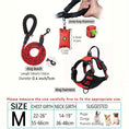 Load image into Gallery viewer, 3pcs Adjustable Soft Escape-Proof Dog Harness Set with Leash, Poop Bag Dispenser
