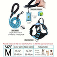 Load image into Gallery viewer, 3pcs Adjustable Soft Escape-Proof Dog Harness Set with Leash, Poop Bag Dispenser
