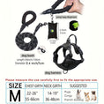 Load image into Gallery viewer, 3pcs Adjustable Soft Escape-Proof Dog Harness Set with Leash, Poop Bag Dispenser
