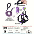 Load image into Gallery viewer, 3pcs Adjustable Soft Escape-Proof Dog Harness Set with Leash, Poop Bag Dispenser
