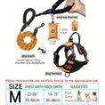 Load image into Gallery viewer, 3pcs Adjustable Soft Escape-Proof Dog Harness Set with Leash, Poop Bag Dispenser
