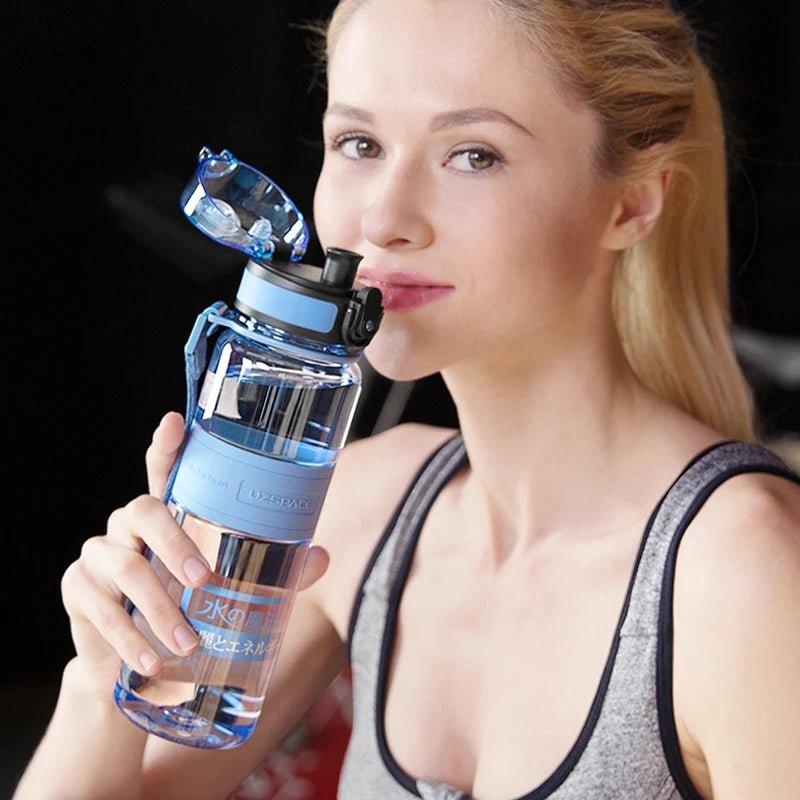 500/1000ML Sports Water Bottles Portable Shaker BPA Free