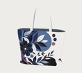 Load image into Gallery viewer, Abstract Flowers Large Tote bag
