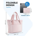 Load image into Gallery viewer, BAGSMART Large Capacity Tote Bags for Women Waterproof Foldable Beach Bag Shoulder Bag for College University Gym Shopping
