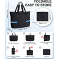 Load image into Gallery viewer, BAGSMART Large Capacity Tote Bags for Women Waterproof Foldable Beach Bag Shoulder Bag for College University Gym Shopping
