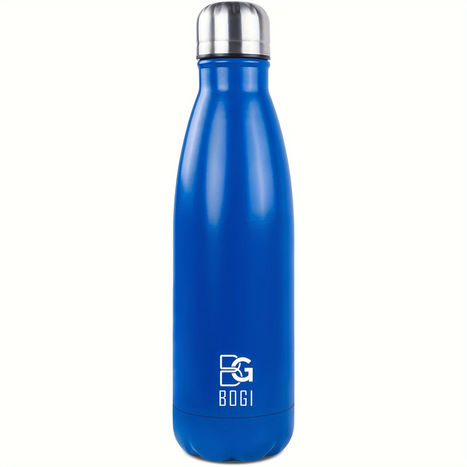 BOGI 17oz Insulated Water Bottle Double Wall Vacuum Stainless Steel Water Bottles, Leak Proof Metal Sports Water Bottle