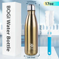 Load image into Gallery viewer, BOGI 17oz Insulated Water Bottle Double Wall Vacuum Stainless Steel Water Bottles, Leak Proof Metal Sports Water Bottle
