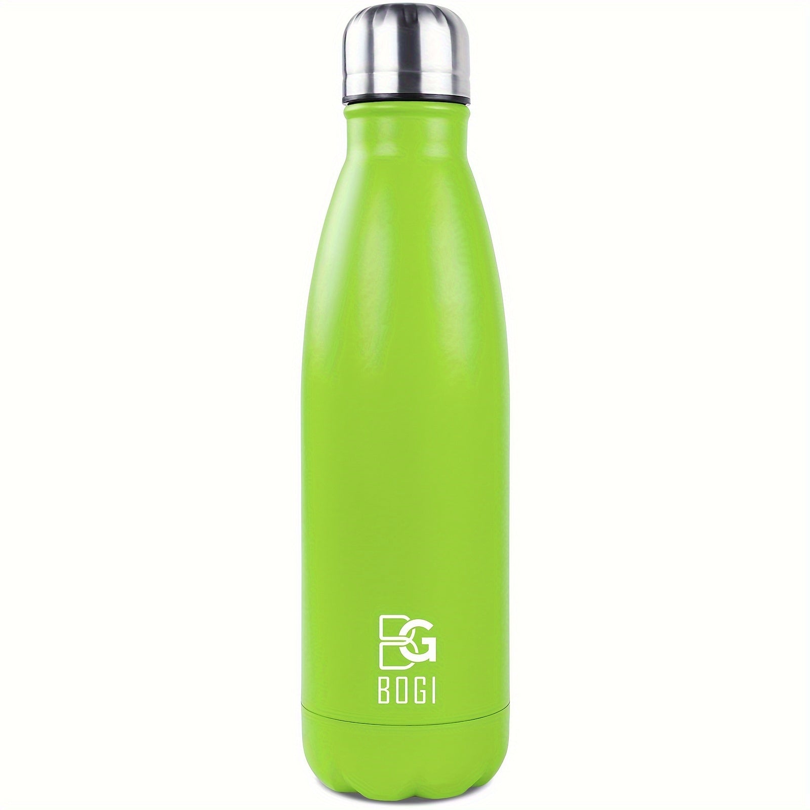 BOGI 17oz Insulated Water Bottle Double Wall Vacuum Stainless Steel Water Bottles, Leak Proof Metal Sports Water Bottle