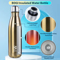 Load image into Gallery viewer, BOGI 17oz Insulated Water Bottle Double Wall Vacuum Stainless Steel Water Bottles, Leak Proof Metal Sports Water Bottle
