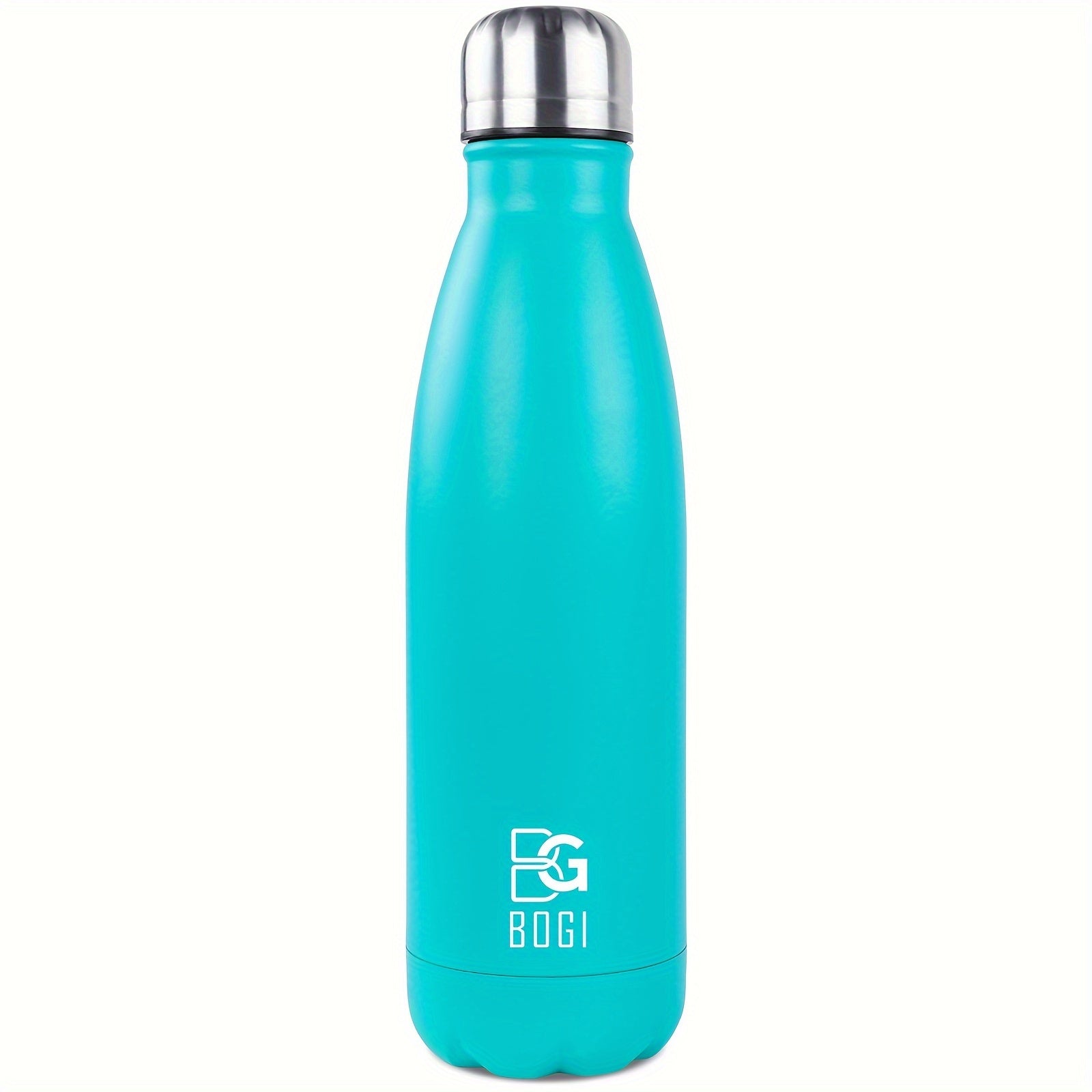 BOGI 17oz Insulated Water Bottle Double Wall Vacuum Stainless Steel Water Bottles, Leak Proof Metal Sports Water Bottle