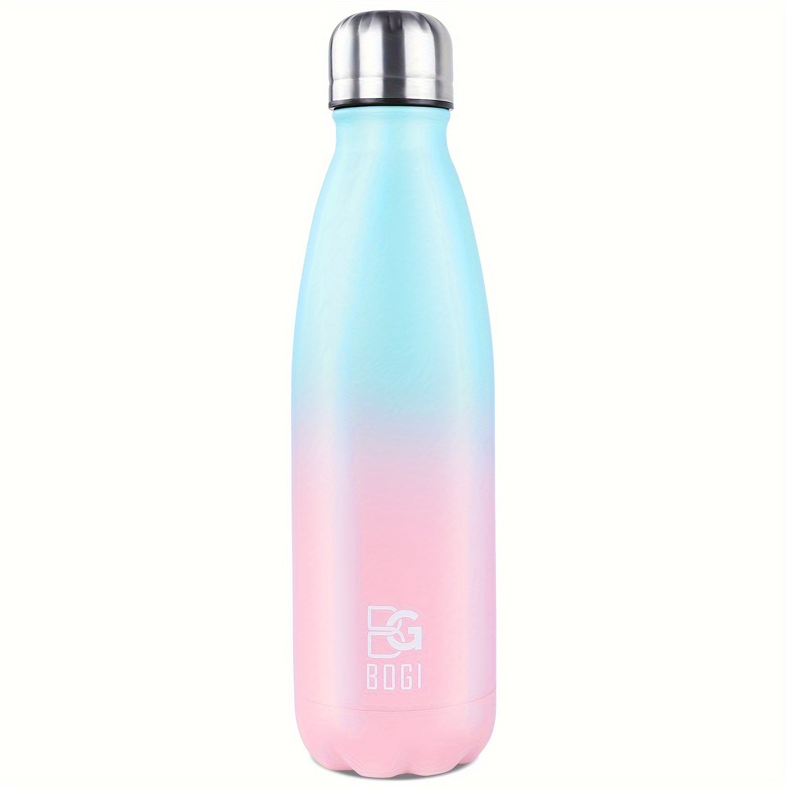 BOGI 25oz Insulated Water Bottle Double Wall Vacuum Stainless Steel Water Bottles, Leak Proof Metal Sports Water Bottle