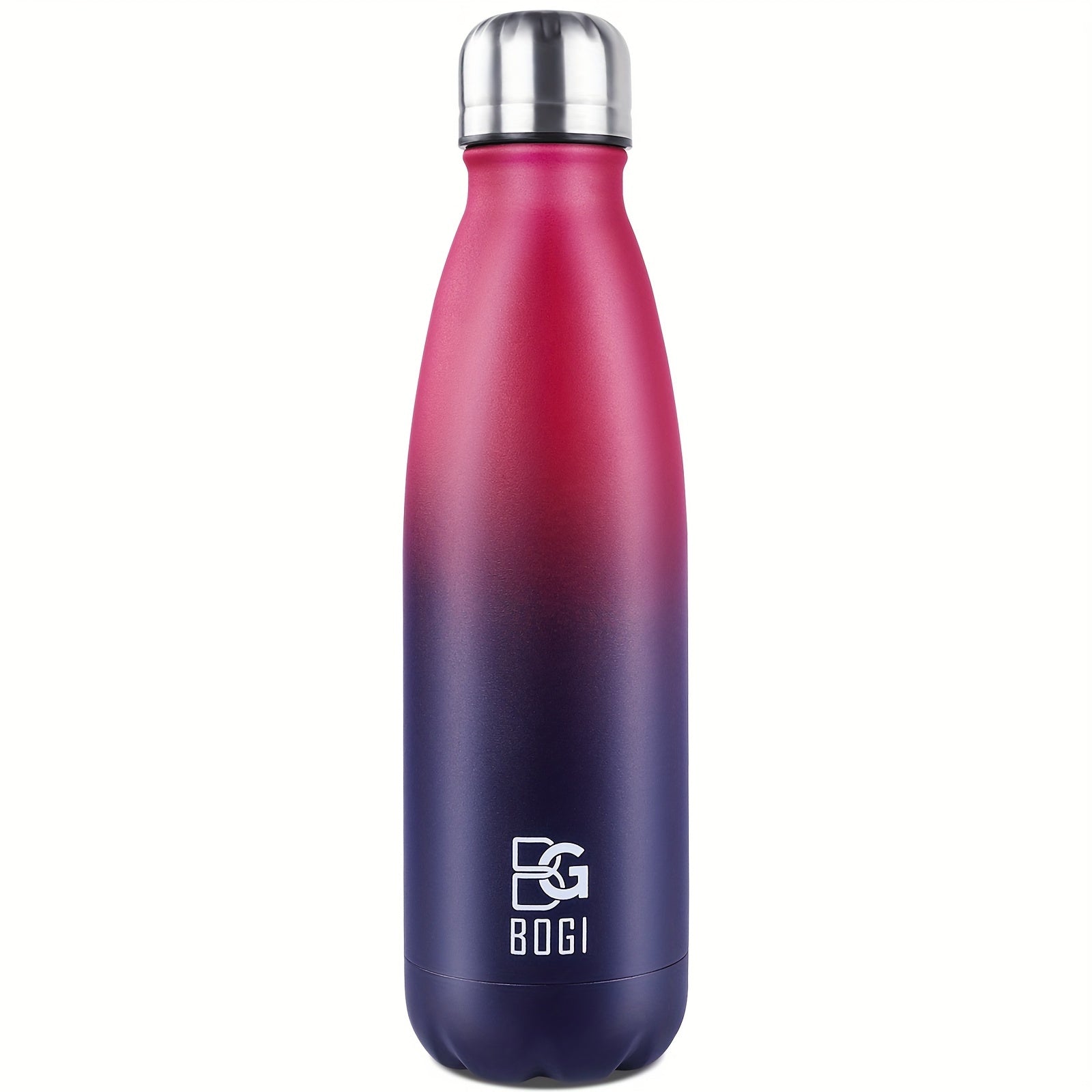 BOGI 25oz Insulated Water Bottle Double Wall Vacuum Stainless Steel Water Bottles, Leak Proof Metal Sports Water Bottle