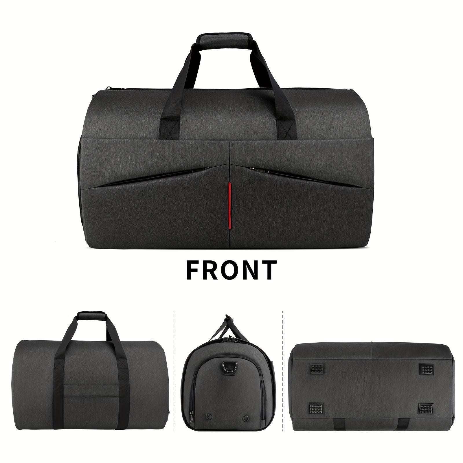 Carry on Garment Bag Convertible Suit Travel Bag with Shoes Compartment Waterproof Weekender