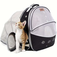 Load image into Gallery viewer, Cat Backpack Carrier, Breathable Mesh Pet Backpack for Kitten Bunny Rabbit and Small Puppy
