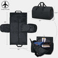 Load image into Gallery viewer, Garment Bag, Convertible Suit Travel Bag With Shoulder Strap, Carry On Suit Bag Duffel Bag Garment Weekend Bag
