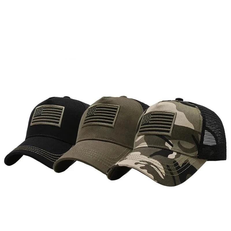 VATLTY Mesh Cap for Men High Quality Cotton Tactical Outdoor Caps Summer