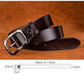 Load image into Gallery viewer, VATLTY 3.2cm Genuine Leather Belt for Women Natural Cowhide Metal Buckle
