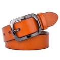 Load image into Gallery viewer, VATLTY 3.2cm Genuine Leather Belt for Women Natural Cowhide Metal Buckle
