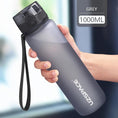 Load image into Gallery viewer, UZSPACE Sports Water Bottle BPA Free 500/1000ml Tritan Frosted Plastic
