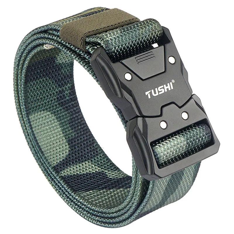 VATLTY Quick-drying Tactical Belt Men Hard Alloy Quick Release Buckle 1200D Soft Nylon