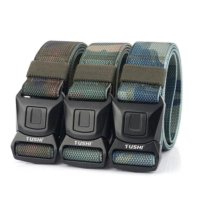 VATLTY Camo Military Tactical Belt Strong Real Nylon Anti-rust Alloy Buckle