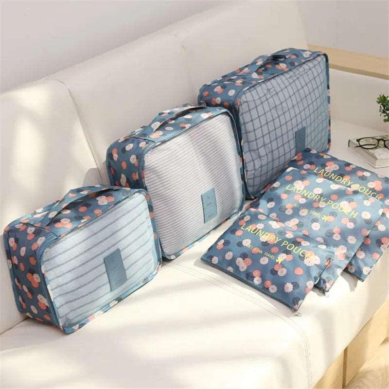 6 pcs/Set Travel Storage Bag Home Organizer Box