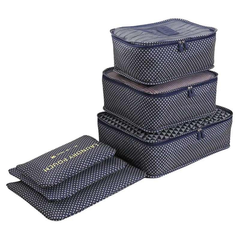 6 pcs/Set Travel Storage Bag Home Organizer Box