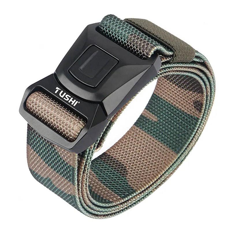 VATLTY Camo Military Tactical Belt Strong Real Nylon Anti-rust Alloy Buckle