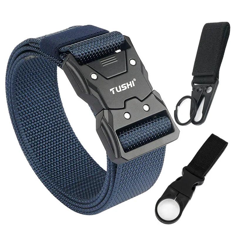 VATLTY Quick-drying Tactical Belt Men Hard Alloy Quick Release Buckle 1200D Soft Nylon