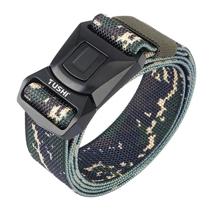 VATLTY Camo Military Tactical Belt Strong Real Nylon Anti-rust Alloy Buckle