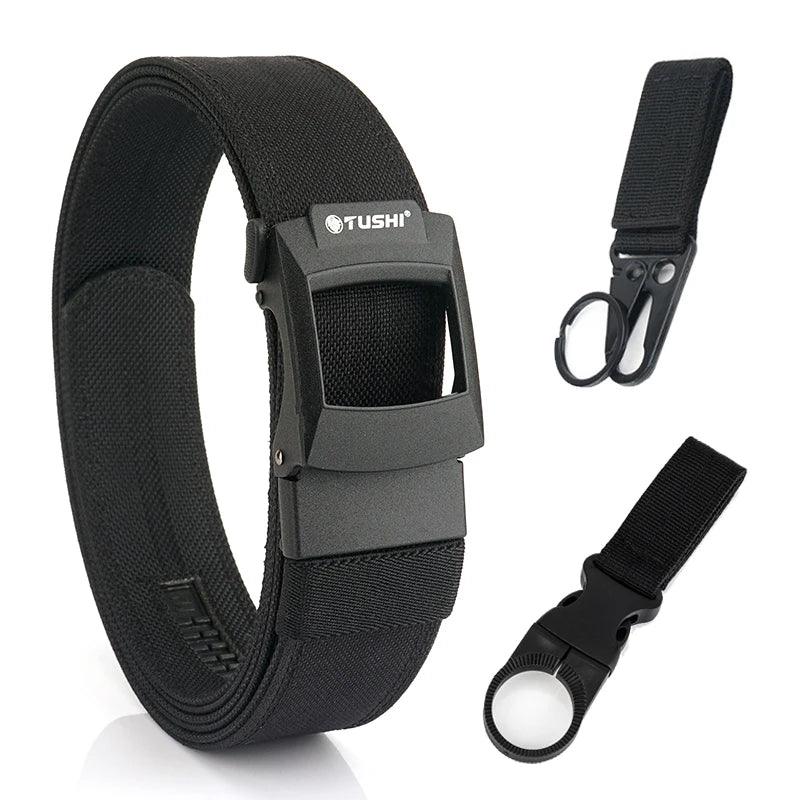 VATLTY Work Tool Belt for Men Tight Nylon Metal Automatic Buckle