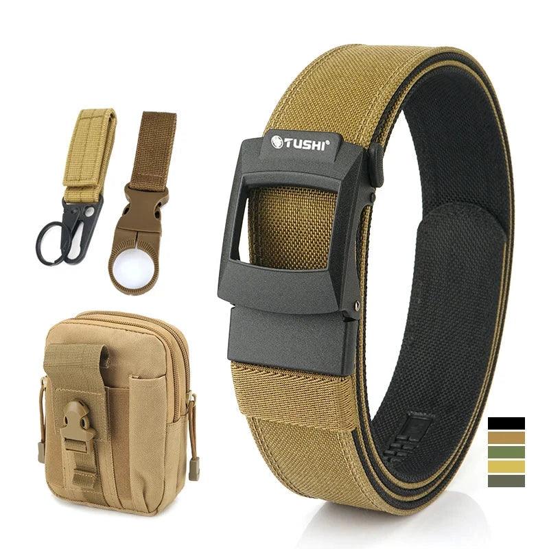 VATLTY Work Tool Belt for Men Tight Nylon Metal Automatic Buckle