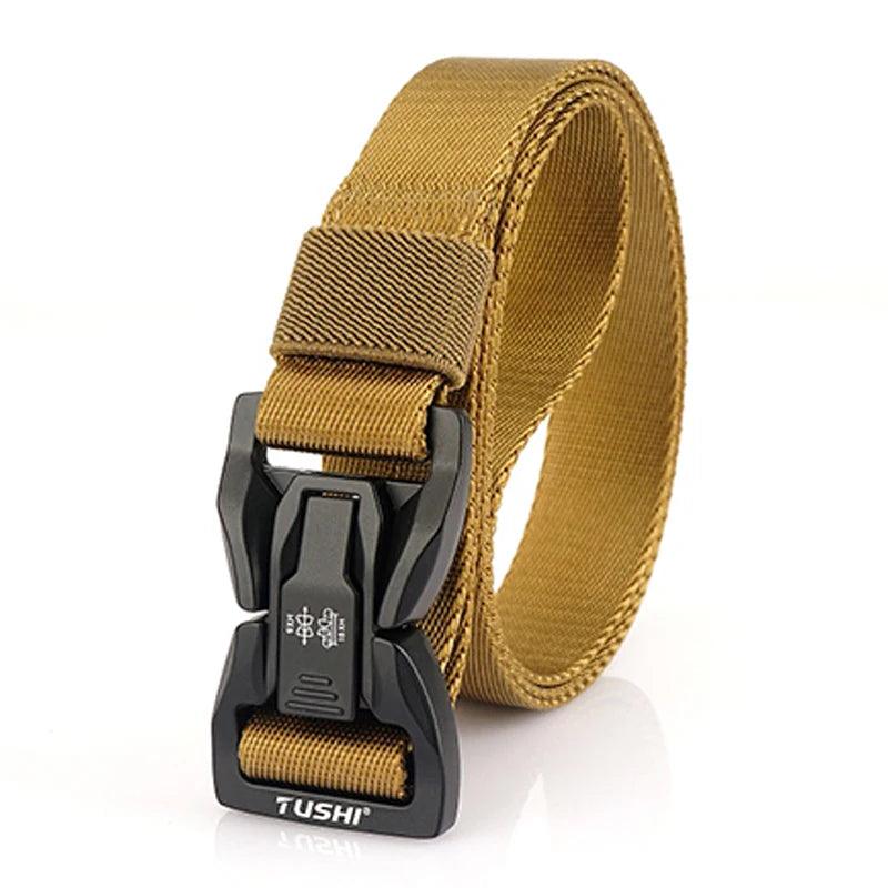 VATLTY New 2.5cm Techwear Hip Hop Nylon Belt Alloy Quick Release Buckle