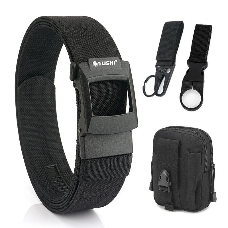 VATLTY Work Tool Belt for Men Tight Nylon Metal Automatic Buckle