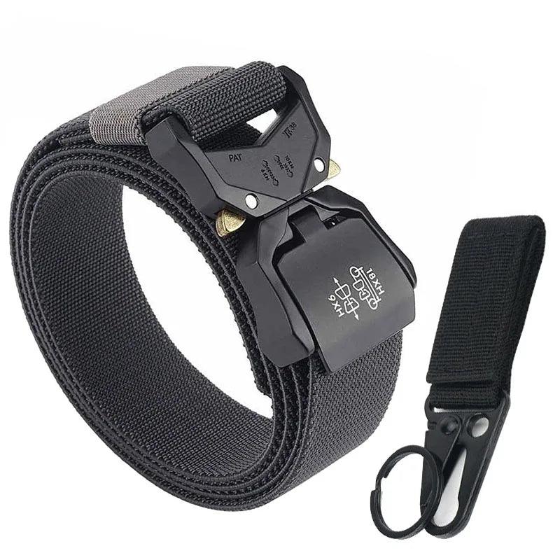 VATLTY 140cm Elastic Belt For Men Strong Nylon Tactical Belt