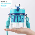 Load image into Gallery viewer, New Kid Water Bottle With Straw Portable Leakproof Shoulder Strap School Sports Drinking Water Cup Boy Girl Bottle With BPA Free
