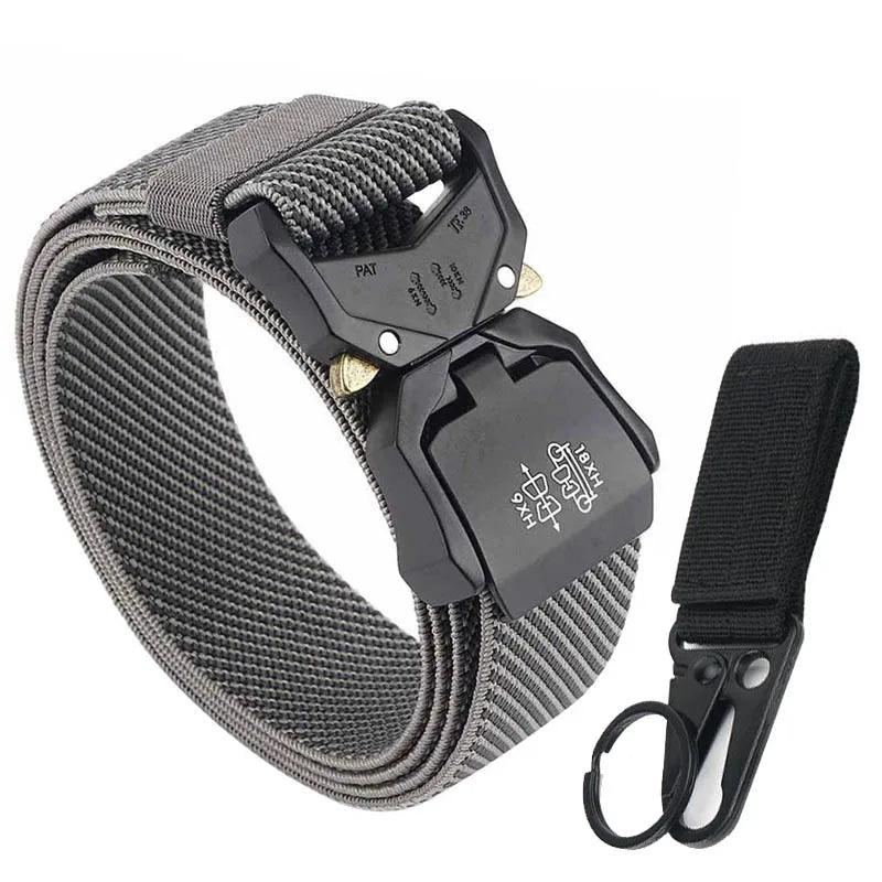 VATLTY 140cm Elastic Belt For Men Strong Nylon Tactical Belt