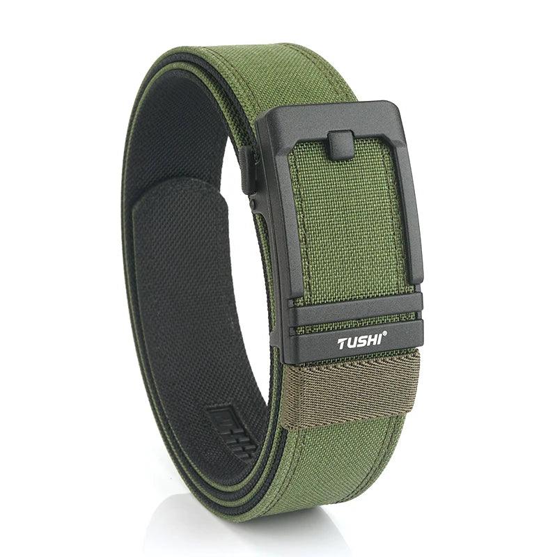 VATLTY New Tactical Pistol Airsoft Belt for Men Metal Automatic Buckle