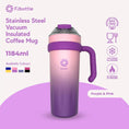 Load image into Gallery viewer, FEIJIAN Tumbler 40oz Insulated Thermal Coffee Cup with Handle Straw Lid Stainless Steel
