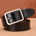 Load image into Gallery viewer, VATLTY 95cm-115cm Women's Leather Belt 33mm Natural Cowhide
