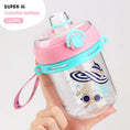 Load image into Gallery viewer, New Kid Water Bottle With Straw Portable Leakproof Shoulder Strap School Sports Drinking Water Cup Boy Girl Bottle With BPA Free
