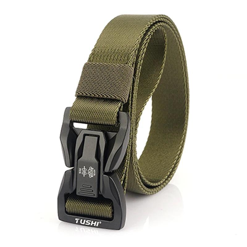 VATLTY New 2.5cm Techwear Hip Hop Nylon Belt Alloy Quick Release Buckle