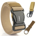 Load image into Gallery viewer, Men's Elastic Belt Alloy Buckle Quick Release Carbon Texture
