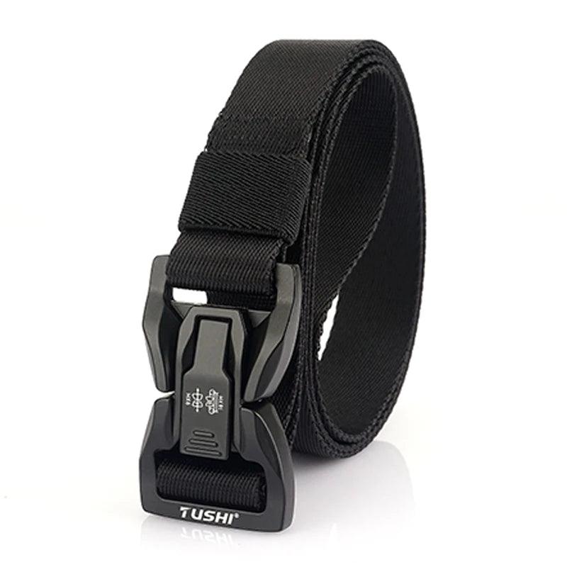 VATLTY New 2.5cm Techwear Hip Hop Nylon Belt Alloy Quick Release Buckle