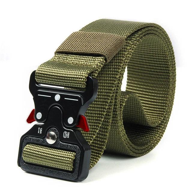 Men's Tactical Multi Function High Quality Marine Corps Canvas Belt