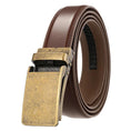 Load image into Gallery viewer, VATLTY Leather Cowhide Belt for Men Alloy Automatic Buckle
