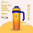 Load image into Gallery viewer, FEIJIAN Tumbler 40oz Insulated Thermal Coffee Cup with Handle Straw Lid Stainless Steel
