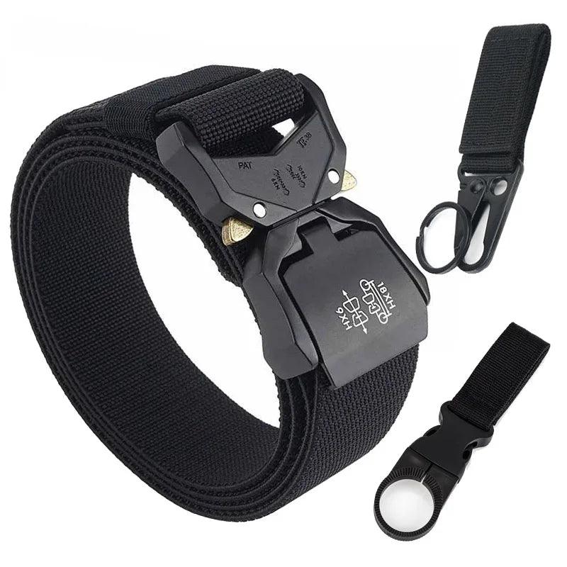 VATLTY 140cm Elastic Belt For Men Strong Nylon Tactical Belt