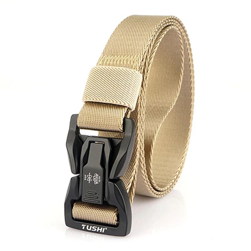 VATLTY New 2.5cm Techwear Hip Hop Nylon Belt Alloy Quick Release Buckle